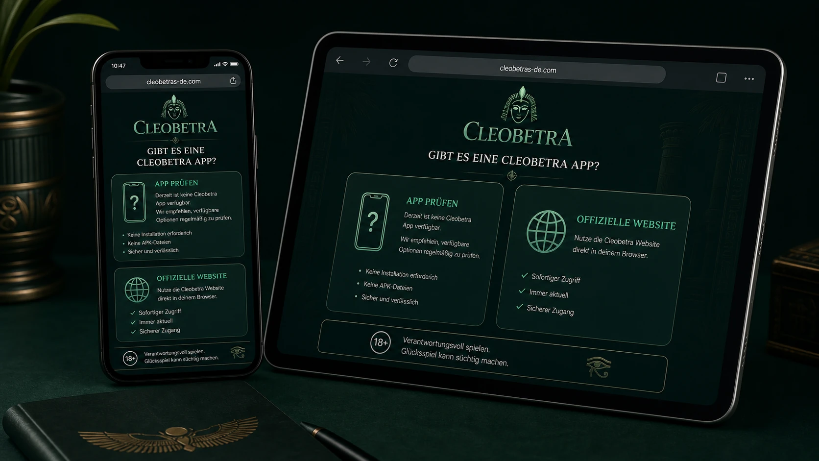 Gibt es eine Cleobetra Casino App?