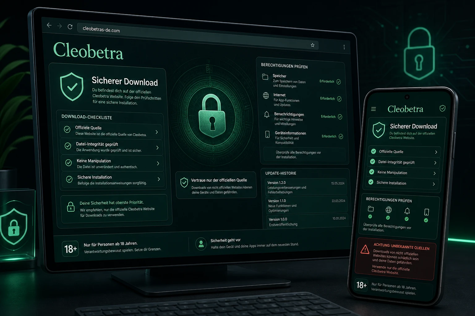 Sicherheit beim Download